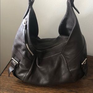 Butter soft leather shoulder bag